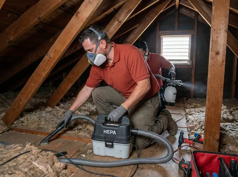 Attic and Crawlspace Decontamination in Los Angeles, CA
